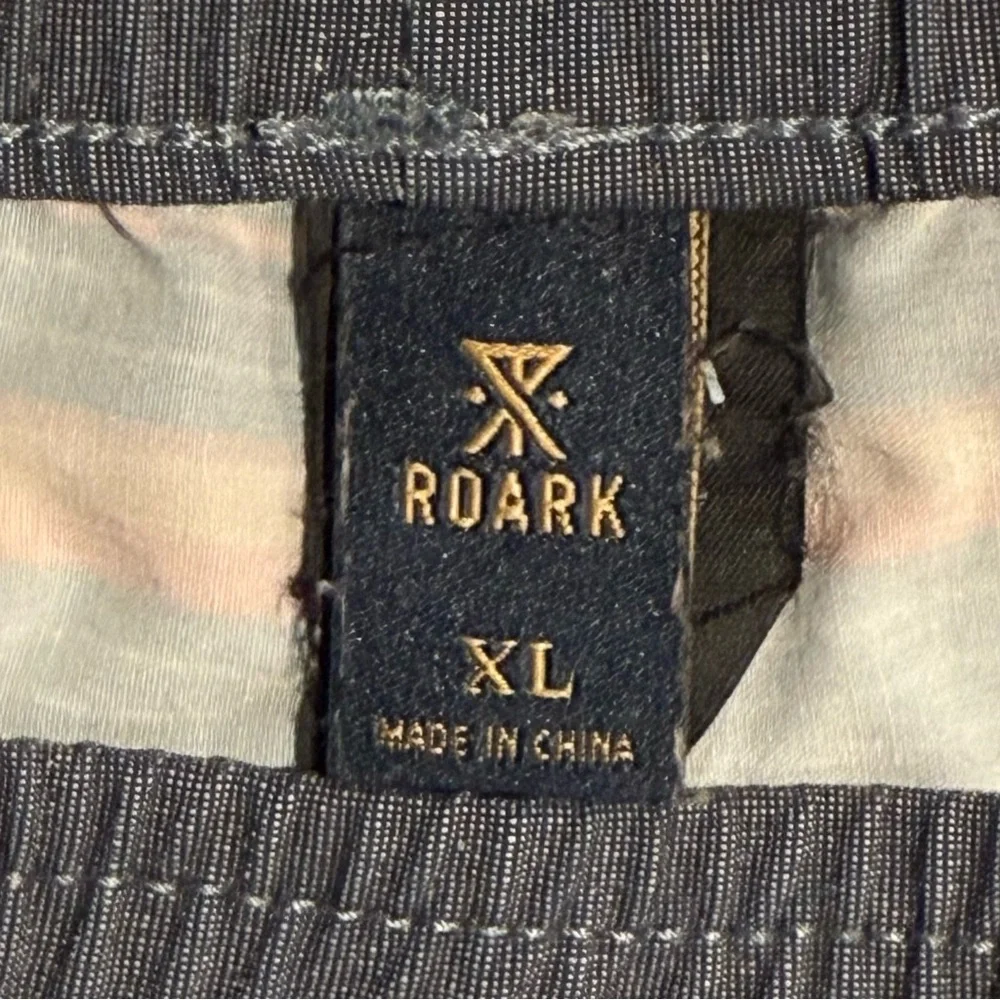 Roark Electric Malam Board Shorts Mens XL Striped Swim Suit Summer Beach Pool